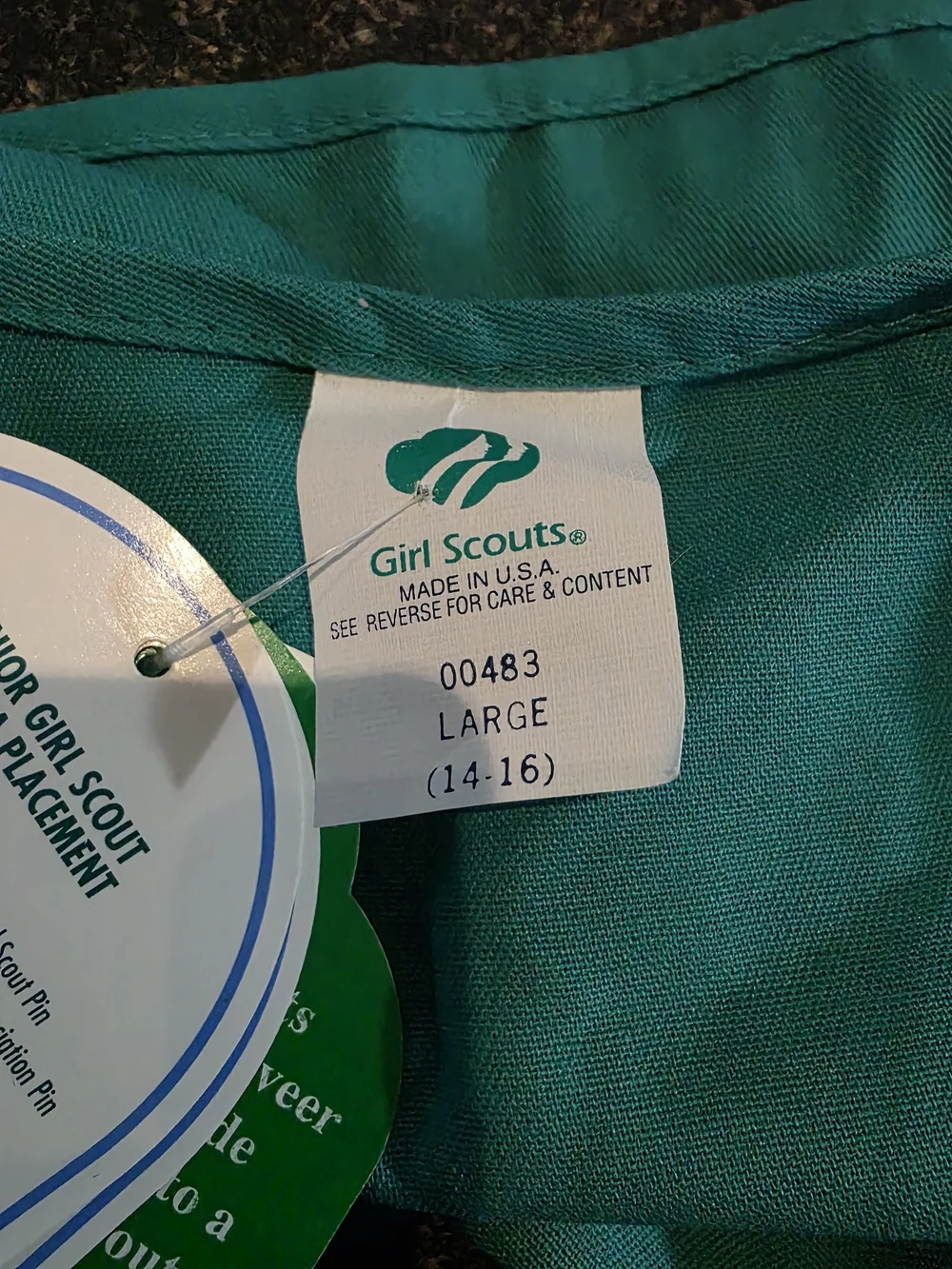 Teal Green Sleeveless Open Front Uniform Vest